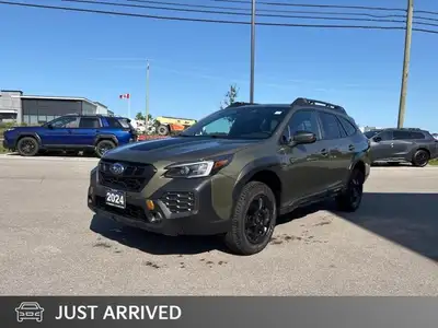 Recent Arrival! New Price! Green 2024 Subaru Outback Wilderness AWD Lineartronic CVT 2.4L DOHC APPLE...