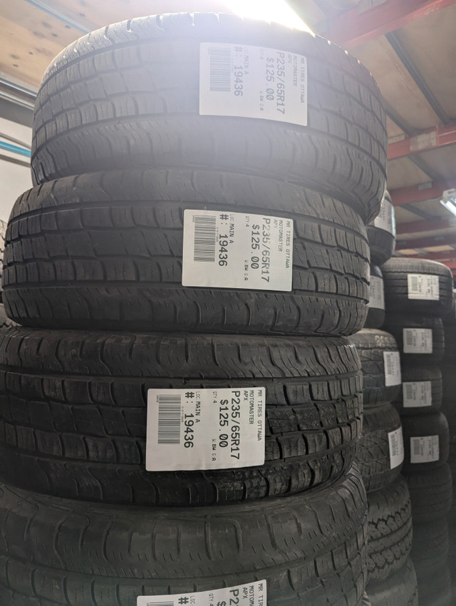 P235/65R17 235/65/17 MOTOMASTER APX TAG # 19436 in Tires & Rims in Ottawa