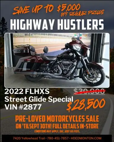 Save up to $5,000 with our Pre-Owned Motorcycle Sale, ends Oct 31st! REG PRICE: $30,900 +tax/fees SA...