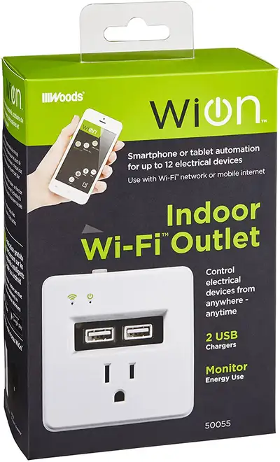 WIFI REMOTE CONTROLLED  AC OUTDOOR POWER OUTLET - WION, View more