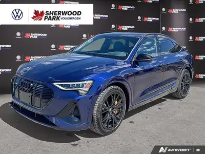 Come see this 2022 Audi e-tron Sportback Technik before someone takes it home! *Get Your Money's Wor...