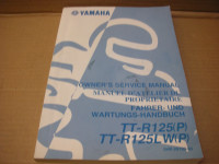 2002 Yamaha TT-R125 Owners service manual