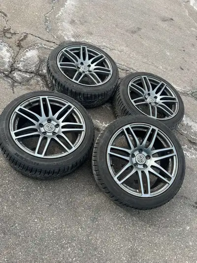 5x112. 225/45/18 245/40/18. Can also fit bmw m340, bmw m330, bmw m440, bmw m430, Audi a4, Audi a5, A...