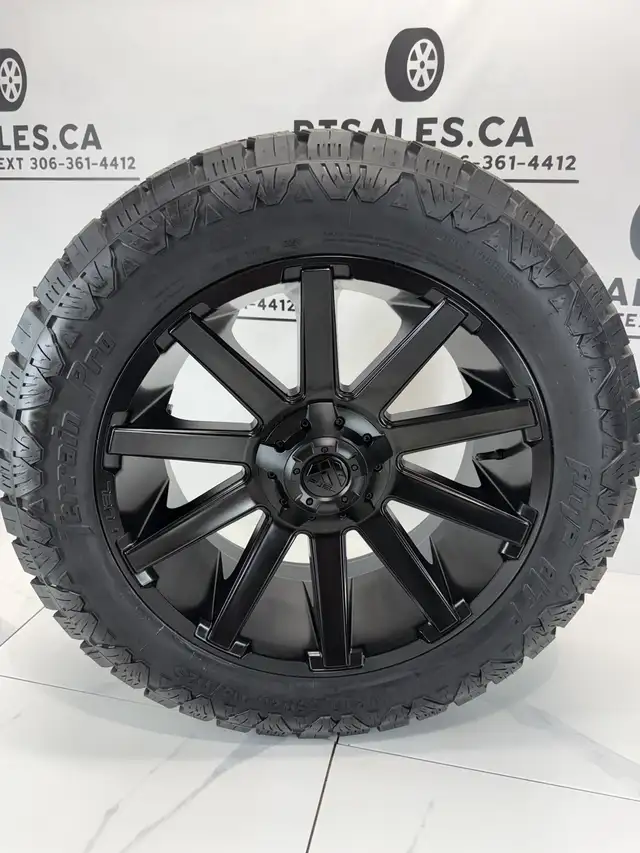 LT AMP tires Fuel Contra Rims 20 inch 6x135/139 - MULTIPLE SIZES in Tires & Rims in Kelowna - Image 7