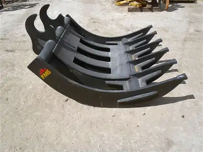 Arrow-West Equipment Ltd NEW FMS 72" OR 78" EXCAVATOR BRUSH RAKE WITH QUICK ATTACH TO FIT SERIES 300...