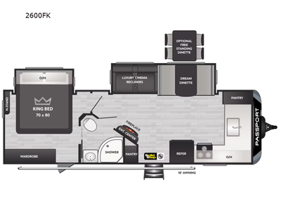 Please Call Us At 613.851.7326 with any questions? Keystone Passport GT travel trailer 2600FK highli...