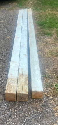 6"x6"painted pressure treated posts 13' qty 3 Markham / York Region Toronto (GTA) Preview