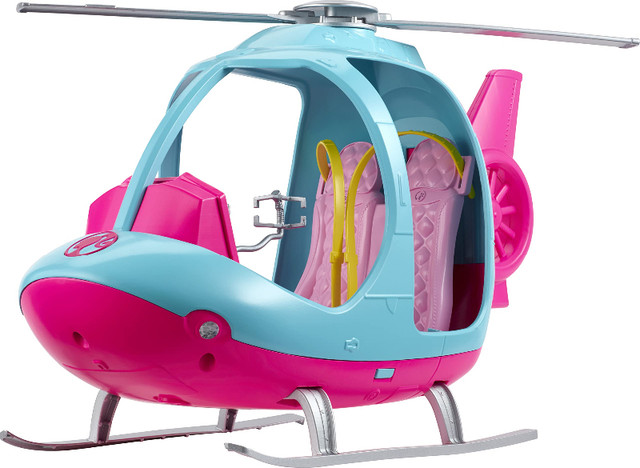 Barbie Helicopter Dreamhouse Adventures Pink & Blue 2018 Mattel in Toys & Games in Oakville / Halton Region
