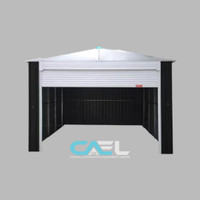 Double and Single GARAGE METAL SHED with side entry | Finance