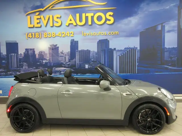 MINI COOPER 2020 CONVERTIBLE AUTOMATIC BLACK LEATHER HEATED CAMERA