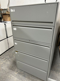 Haworth 5 Drawer Filing Cabinet-Excellent Condition!