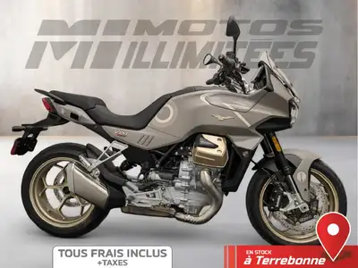 MOTO GUZZI V100 AVIAZONE NAVALE 2023 Gris 351 km km au compteur. Motos Illimitées Terrebonne. Prix d...