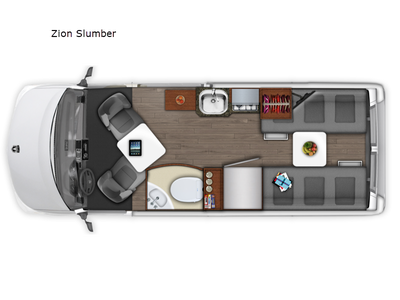 Please Call Us At 613.851.7326 with any questions? Roadtrek Class B gas motorhome Zion Slumber highl...