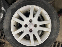 195/60/15 Honda 4 bolt rims and snow tires