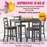 Spring Special sale on Furniture!! Counter Height/Pub Dining Set
