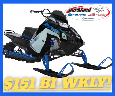 2026 Patriot Boost RMK KHAOS 165 3.25 - PAYMENTS LOW AS $151 BIWKLY! HEMLOCKBLUE-BLACK, BLUE RAILS,...