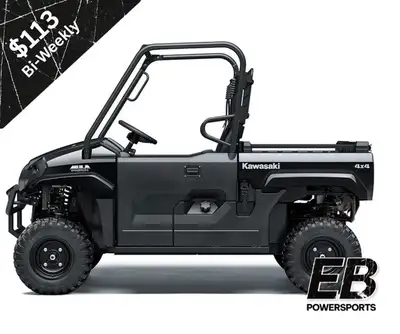 2025 Kawasaki Mule Pro MX Mid-Size Muscle, Full-Size Capability Only $113 bi-weekly Brand New Utilit...