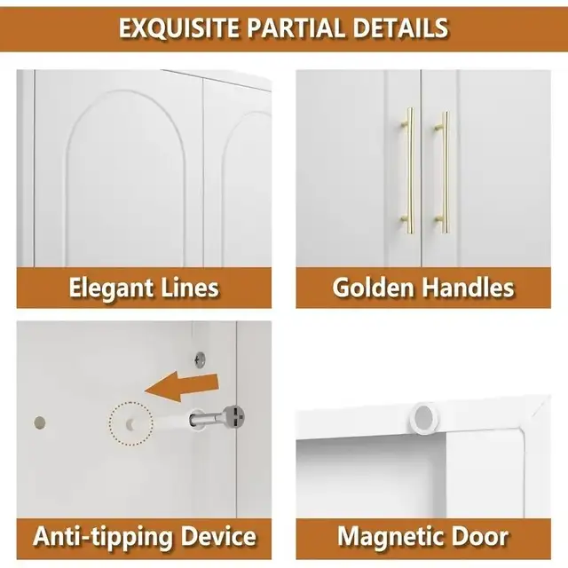 BNIB PRICE IS FIRM - Metal wall cabinet, upper cabinet for wardr in Other in Oakville / Halton Region - Image 5