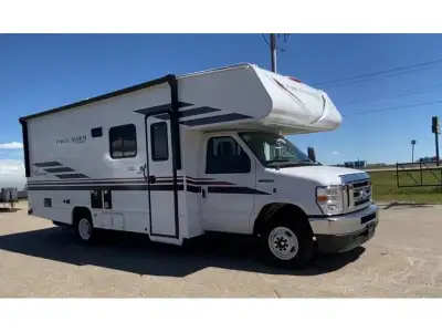 Coachmen Freelander Class C gas motorhome 23FS highlights: Murphy Queen Bed Underbed Storage Area U-...