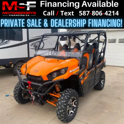 Welcome to Motorsports Financing - Kelowna! 2019 Kawasaki Teryx Engine: 800