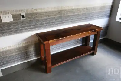 Reclaimed Ontario Barnwood Console Tables / table.ca, View more