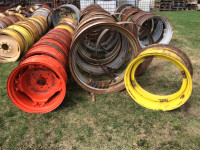Tractor Rims, Wheel weights, Tubes, Chains