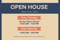 Move In Now Don't Pay Until November Move in this month and you may qualify for our incentive. Visit... (image 4)