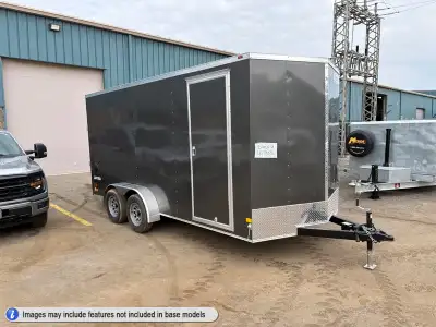 Haulmark Passport Deluxe 7'x16' Enclosed Cargo Trailer - Loaded with standard features like 6'6in. I...