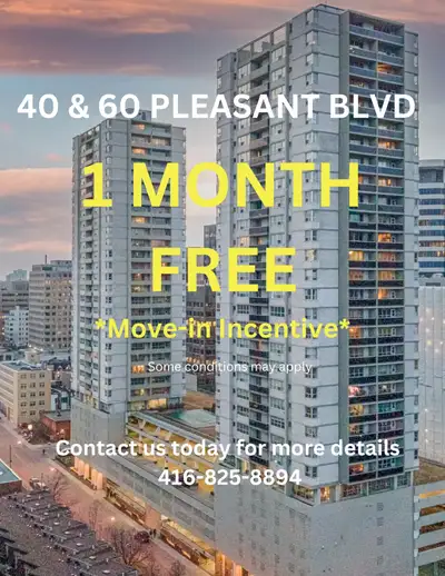 COMMONWEALTH TOWERS - 1 BEDROOM APARTMENT FOR RENT
