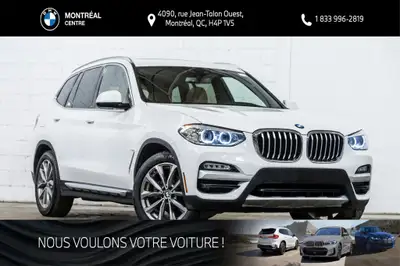 Découvrez ce BMW X3 xDrive30i, un véhicule d'occasion haut de gamme alliant élégance et polyvalence,...