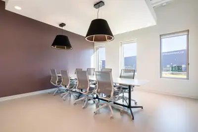 Access beautifully designed office spaces for rent created to help teams of five thrive. FLOAT ABOVE...