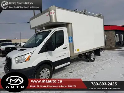 2020 Ford Transit T-250 12 Feet Cube Van - Shelving and Ladder Rack Included Engine: 3.5 L Gas Odome...