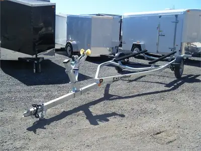 Excalibur BT1850 Single Axle boat trailer. 1850lbs total boat capacity. Fully welded tube steel cons...