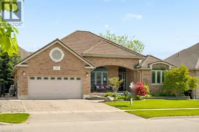 Welcome to this impressive all-brick executive bungalow in the desirable community of Breslau, a rar...