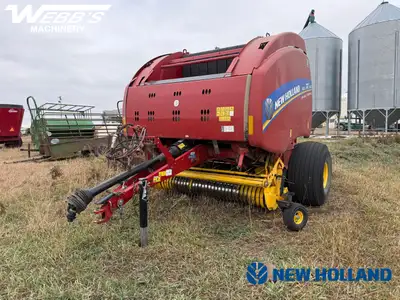 2021 NEW HOLLAND ROLL-BELT 560 ROUND BALER 15,500 BALES APPROX. Specialty Crop Plus, Endless Belts,...