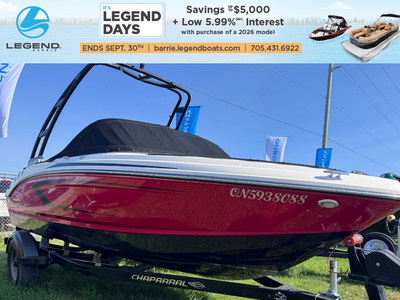 2018 | Chaparral | 19 H20 Regular Price ($58,599) Savings of $8,600 $49,999 - plus any applicable ta...