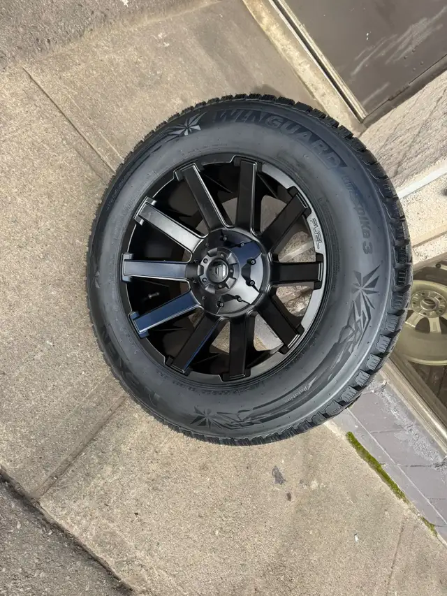 Four New 20″ 8x170 Fuel Contra Rims w/ 275/65R20 Nexen winter in Tires & Rims in Oakville / Halton Region - Image 4