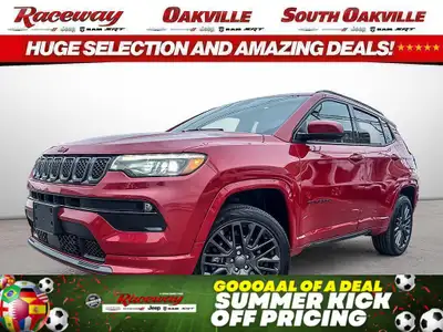 2023 JEEP COMPASS (RED) LIMITED 4X4 | LOADED | PANORAMIC SUNROOF | NAVIGATION Finished in stunning R...
