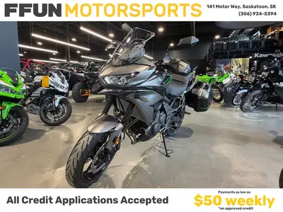 Price, plus freight, PDI, fees and taxes. 2026 Kawasaki Versys 650 . .