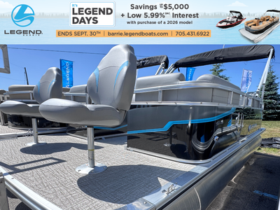 Check out our 2025 Legend LE 19 RS EXT powered by a Mercury 60 ELPT CT 4S. This is a Specials List m...