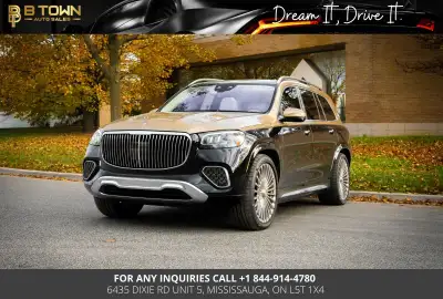 2024 Mercedes-Maybach GLS 600 4MATIC Finished in Obsidian Black over Nappa Beige leather, this 2024...