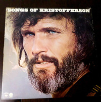 Kris Kristofferson ~ 1977 ~ Songs Of Kristofferson ~ Vinyl Album