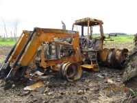 We will purchase fire damaged combines, tractors & vehicles
