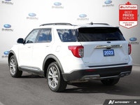 New Price! Odometer is 22114 kilometers below market average! Oxford White 2023 Ford Explorer XLT 4W... (image 2)