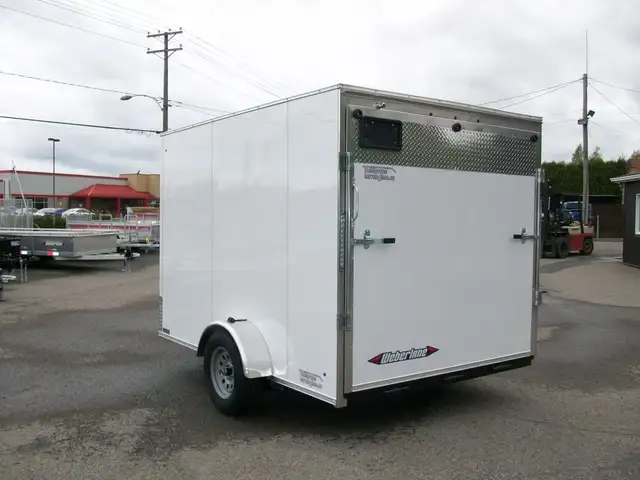 2025 Weberlane CARGO 7' X 10' V-NOSE 1 ESSIEUX 3500LB. RAMPE VTT in Cargo & Utility Trailers in Laval / North Shore - Image 9