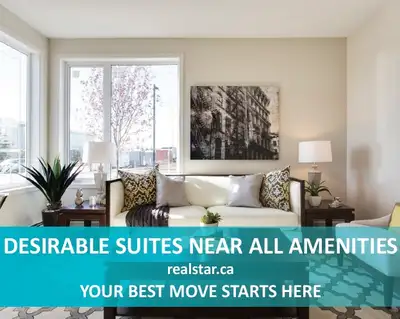 *****NON-SMOKING BUILDING AVAILABLE***** Stunning 1 plus den apartments in Airdrie available-Call To...