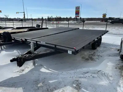 18' Rainbow Excursion Deck Over, tandem 5200 lb axles, 9900 lb GVWR, 2601 lbs curb weight, spare tir...