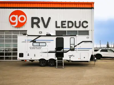 New 2026 Alpha Wolf 21RB travel trailer — lightweight and comfortable, ideal for couples or small fa...