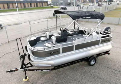 The All New Look 2026 Sun Tracker Bass Buggy 18 DLX - Best Pontoon Boat $56,995 -$3,000 [ Super Summ...