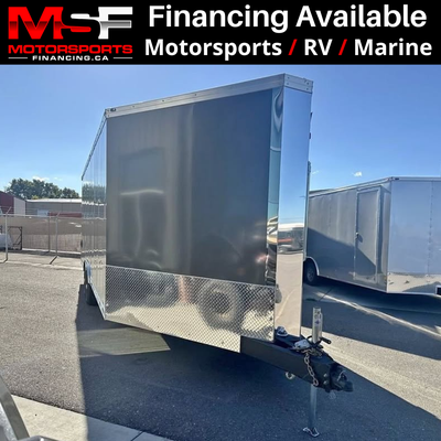 Welcome to Motorsports Financing - Kelowna! 2026 Compass 8.5x28 Steel Trailer 6'6in. Tall